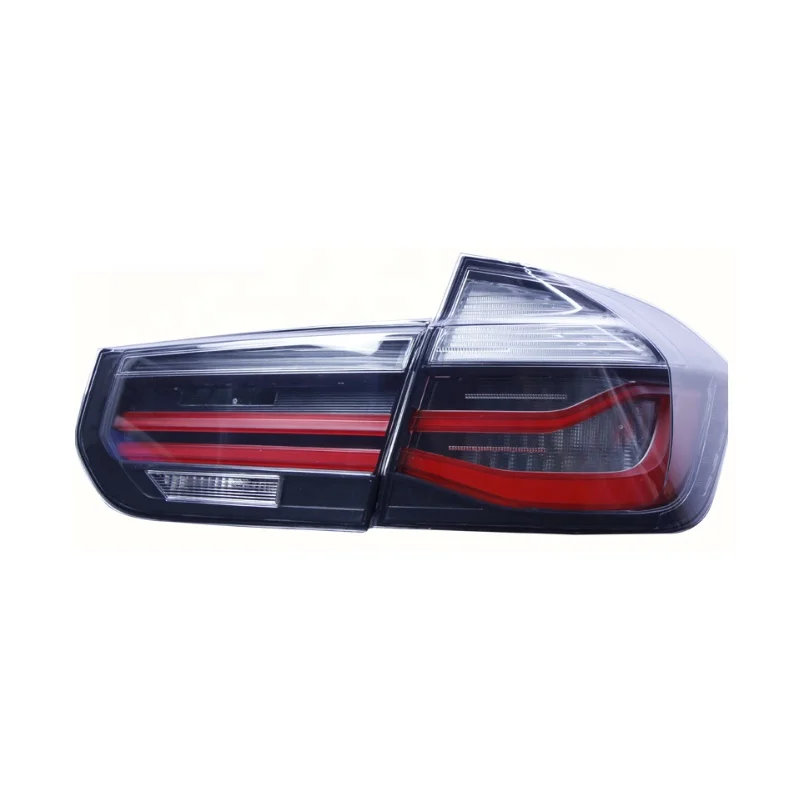Car Taillight With Sequential Turn Signal High Low Lamp Accessories For 3 Series F30 F35 F80 MP LED Tail Light Red/Smoked