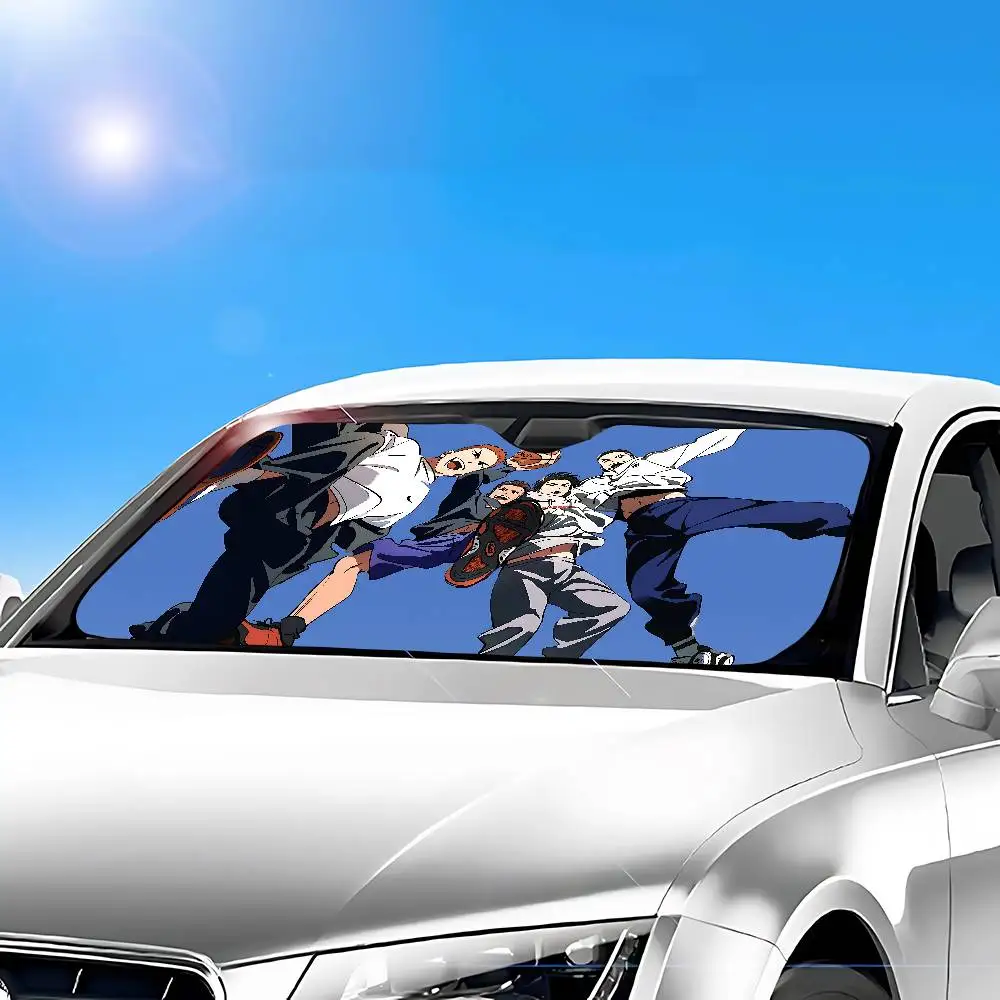 Anime S-Slam Dunk Stylish And Trendy Windshield Sunshade, Car Windshield Cover, Car Sunshade Curtain, Car Sun Protection Cover view 5