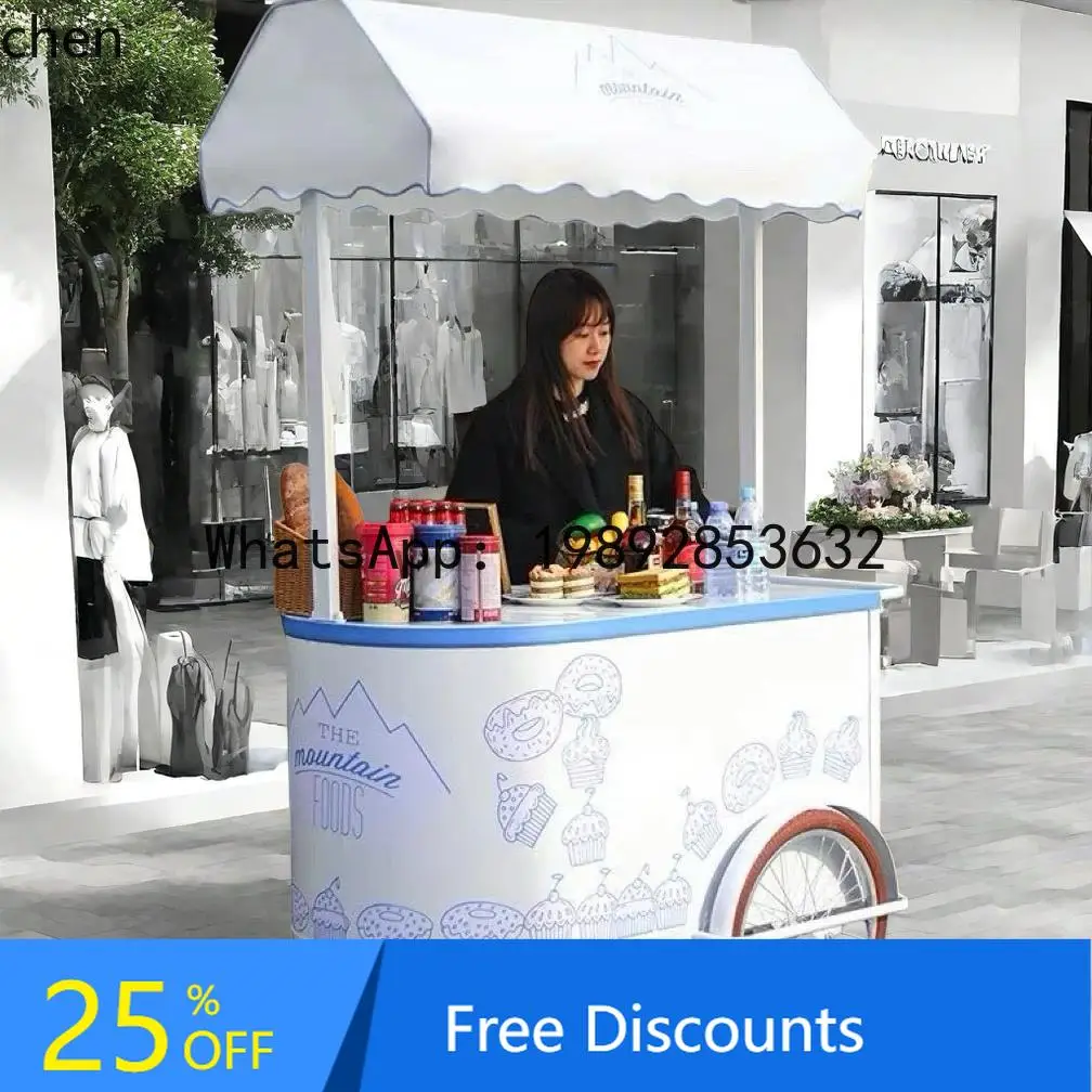 BB  Iron Art Night Market Stall Cart Display Stand Hotel Exhibition Stand Mall Sales Cart