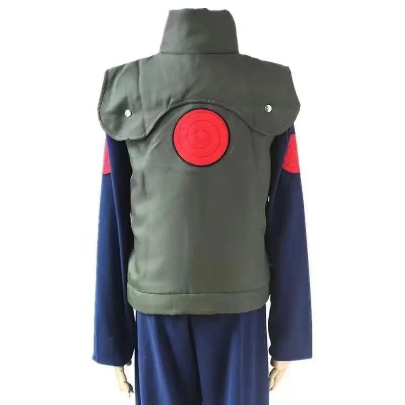 Kakashi Cosplay Costume Anime Ninja Hatake Uniform Set With Vest Top Pants Halloween Comic-Con Party Costume Birthday Gift