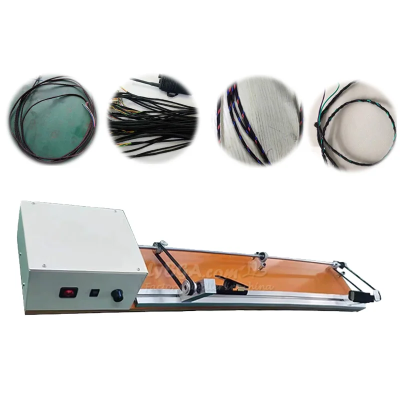 

LY Semi-Automatic Twisted Tape Wrapping Machine Twisted Pair Maximum 1-25mm for Wrapping Wire and Cable Harnesses Mesh Harnesses