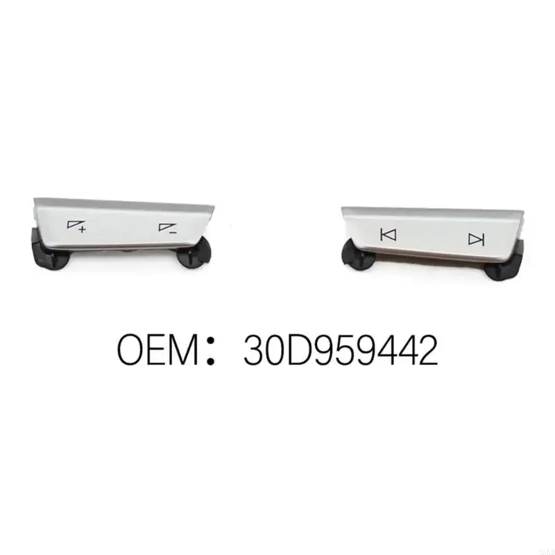 

Upgraded Steering Wheel Multimedia Buttons Volumes Adjustment Plastic Replacement 30D959442 for Select Model