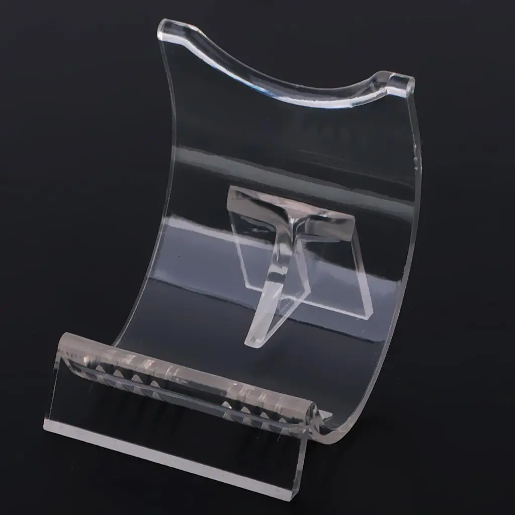 Transparent Acrylic Lighter Display Stand Base Holder Accs Bracket Gifts