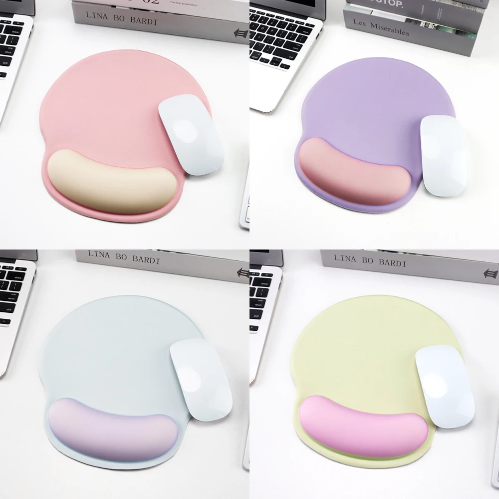 

Wrist Pad 3D Clashing Colors Mouse Pad Hand Guard Anti-Slip Gaming Mouse Pads Cute Mouse Wrist Pad Office Desk Game Accessories