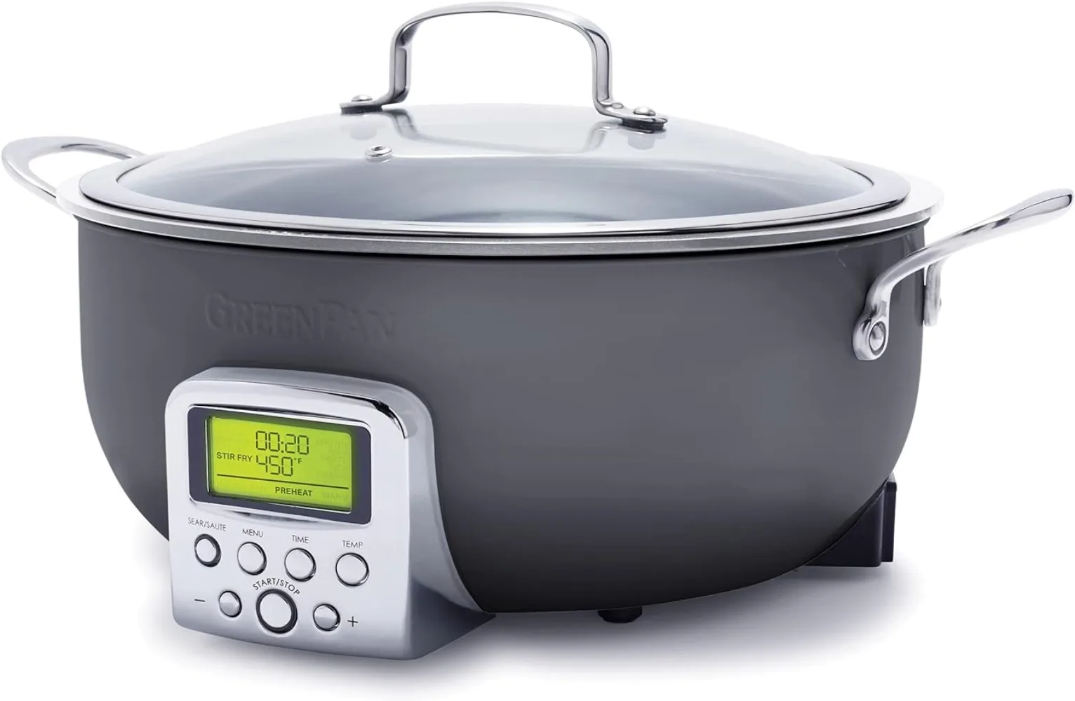 

Smart Electric 6-quart Skillet with Preset Sauté and Rice Functions