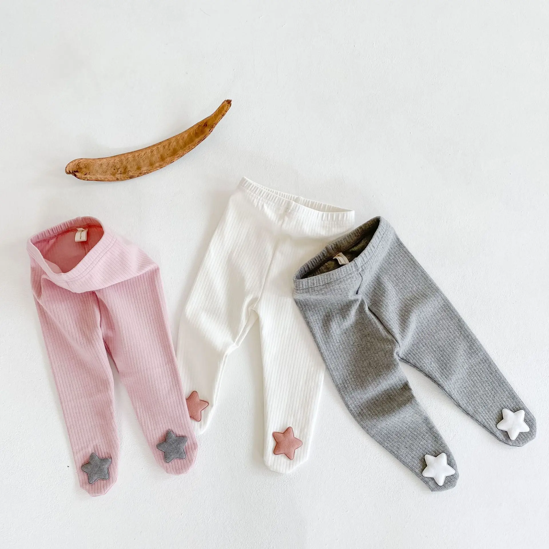 Autumn Baby Cute 3D Star Bottom Pantyhose Cotton Versatile PP Pantyhose
