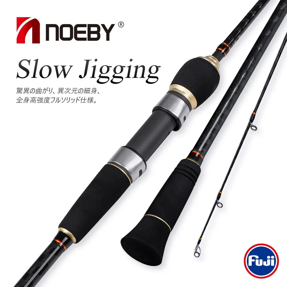 

NOEBY Spinning Casting Slow Jigging Fishing Rod 1.83m 1.96m 2 Section Fuji Reel Seat Guide M ML Power Japan Fishing Tackle