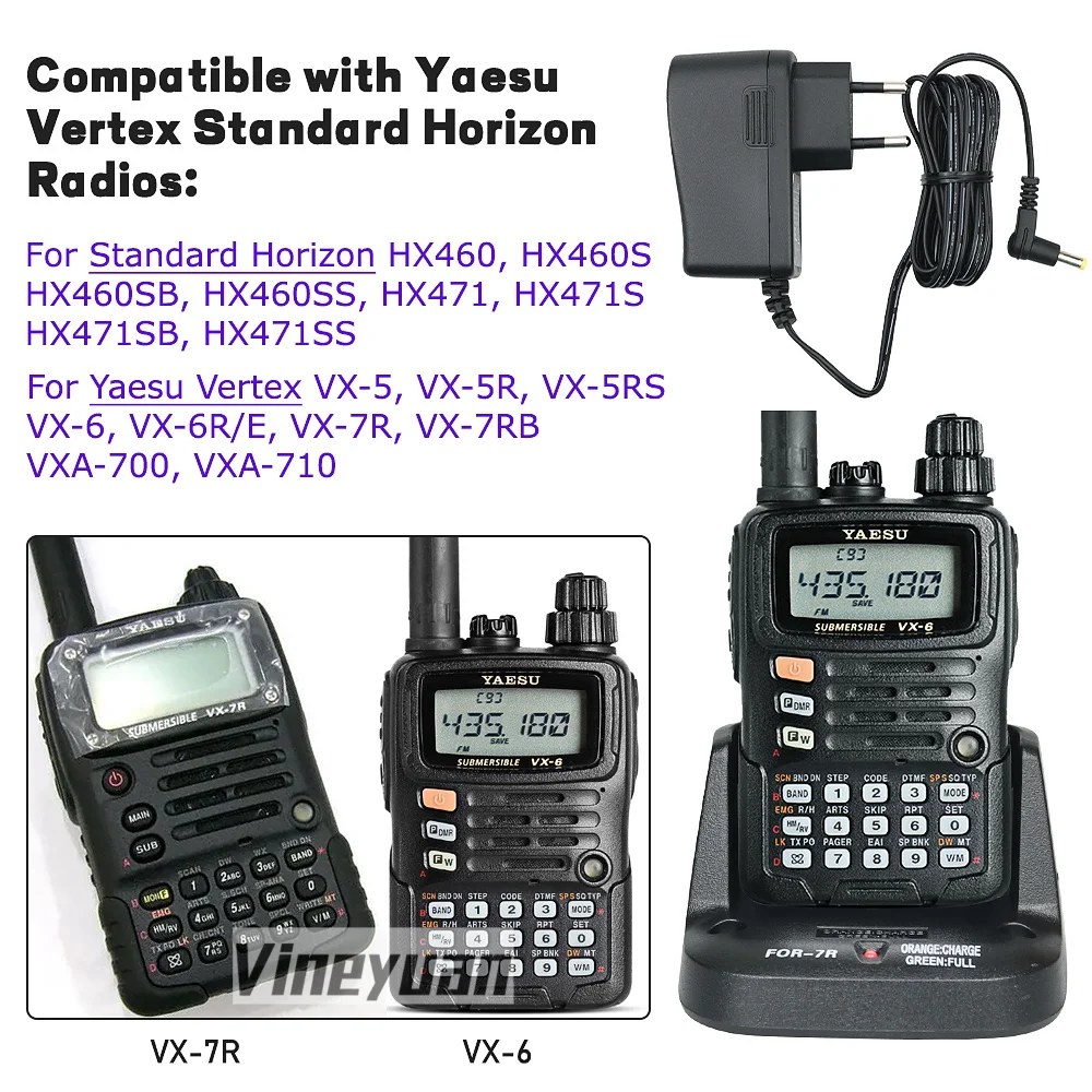 CD-15 CD-15A Szybka ładowarka do YAESU VX-5 VX-5R VX-6 VX-6R VX-7R VXA-700 FNB-58Li FNB-80Li Bateria horizon HX460S HX471S