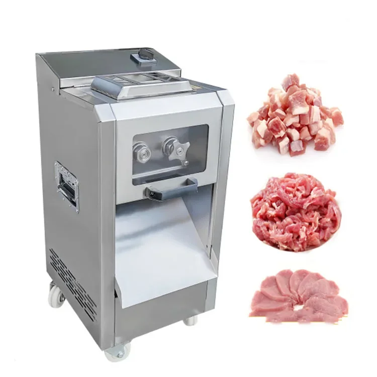 Fully Automatic Electric Meat Cutter Cutting Machine Flesh Beef Chicken Cutter Slicing Meat Slicer/Meat Cheese Food Ham Slicer