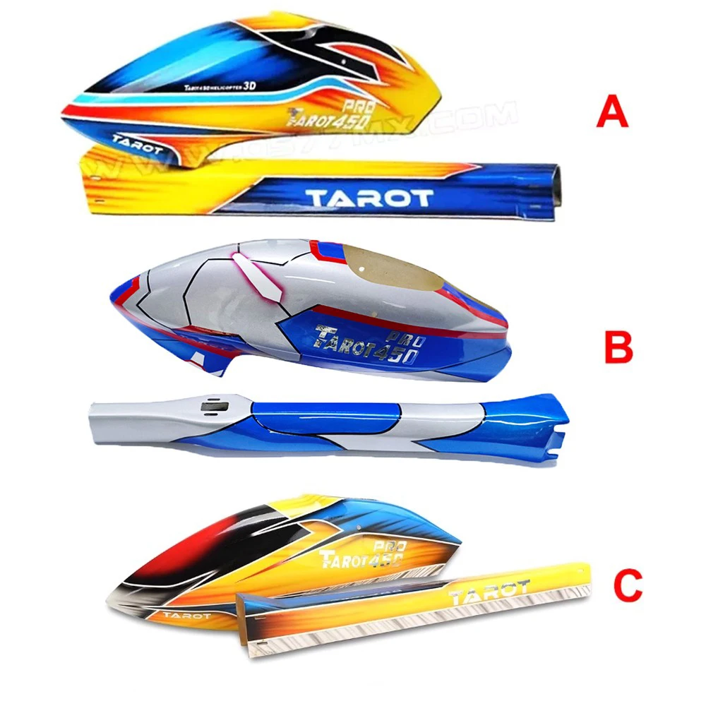 Tarot 450PRO couverture complète auvent TL2847 TL2857 TL2842 coque complète pour modèle de mise à niveau d'hélicoptère RC