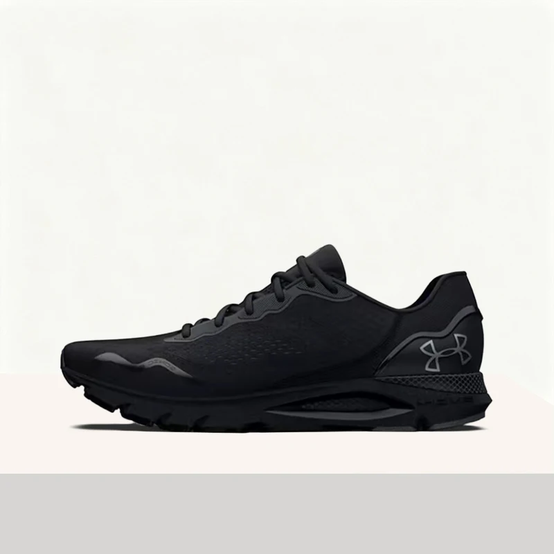 Under Armour HOVR Sonic 6 Women's Black Low-Top Runners – Stylish Sporty Cushioned Comfortable Performance Design 3026128-001