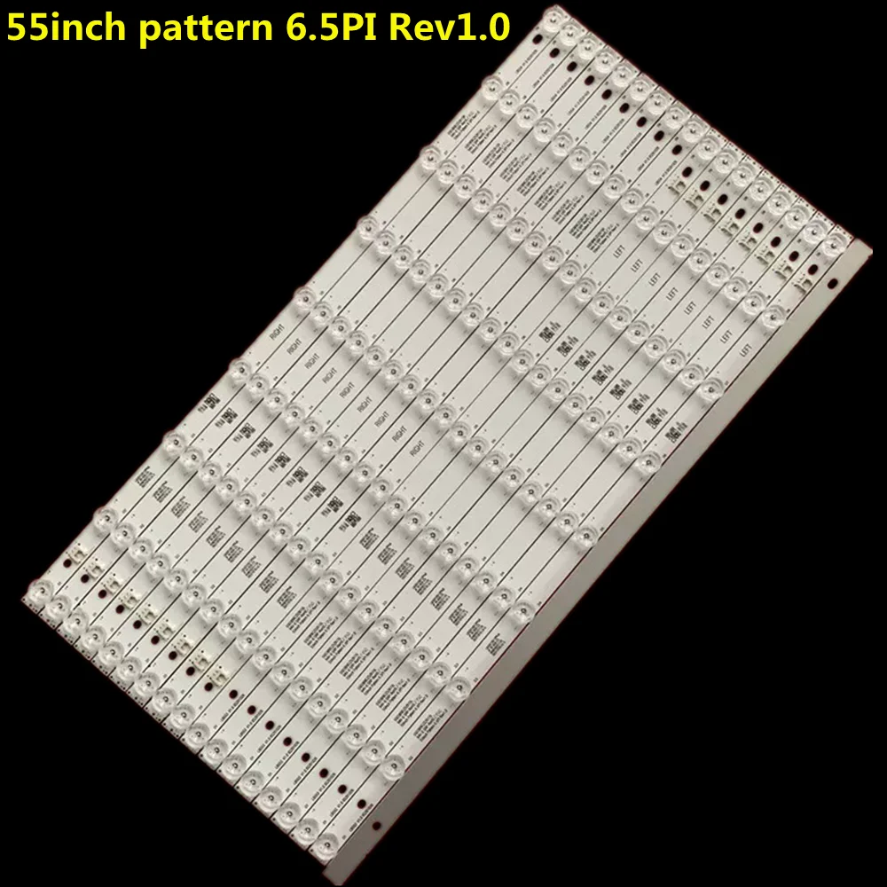 18PCS LED Strip LiG Innotek 55Inch Pattern 6.5PI Rev1.0 TX-55CX680B TX-55CX700B TX-55CX700E TX-55CX680E TC-55CX650U TC-55DX700C