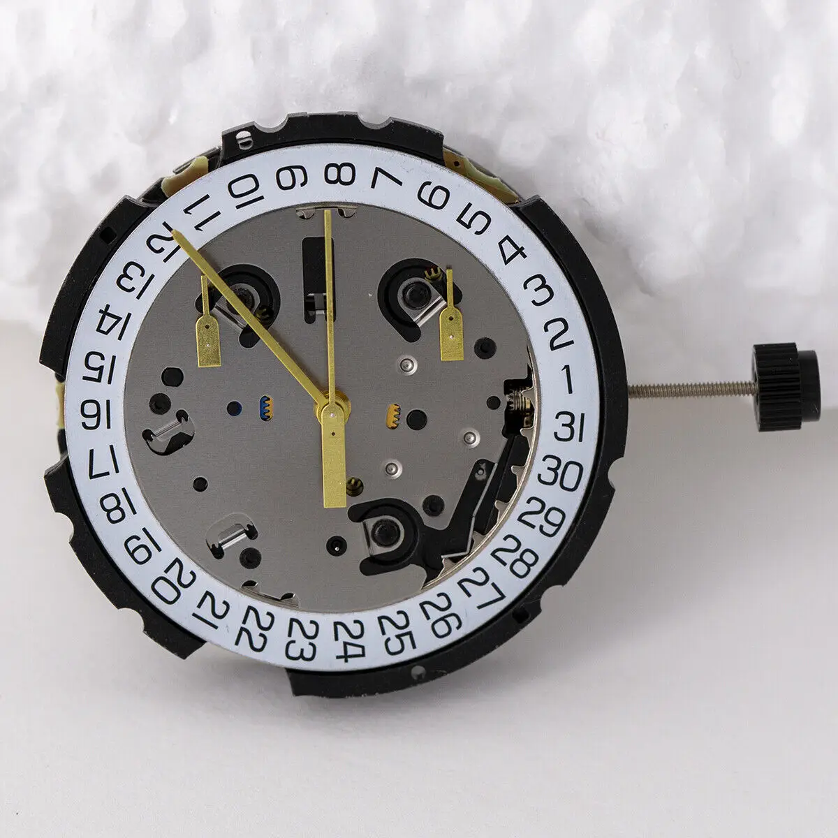 31.75mm ETA G10.212 Quartz Watch Movement Calendar/Date At 4 O'Clock 3-Eye Chrono Quartz Movement 4 Jewels Watch Parts