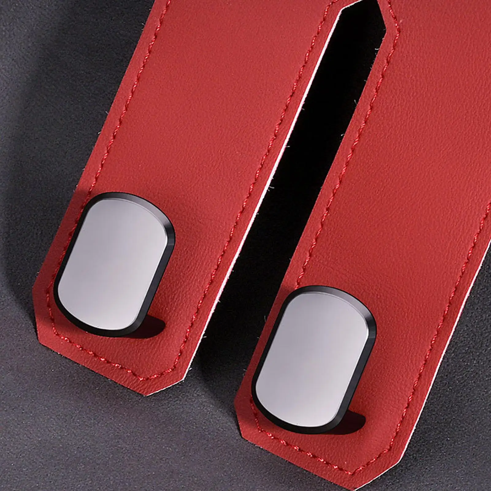 

Крючки для подголовника автомобильного сиденья, металлический держатель для телефона с двойной головкой, мягкая кожаная вешалка для кошелька для автомобильного интерьера, грузовика, седана, внедорожника