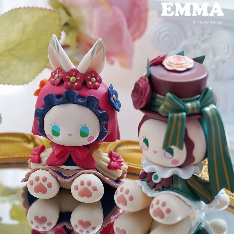 

Аутентичная Эмма, секретный лесной сад, серия даты, слепая коробка, кавайный орнамент, милая кукла, украшение ручной работы, подарок на день рождения, игрушки