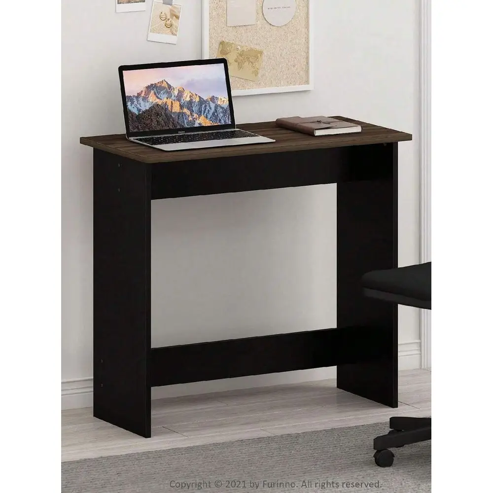 Study Table Small Computer Desk Kids Reading Desks For Office, Home, Bedroom, Walnut Brown