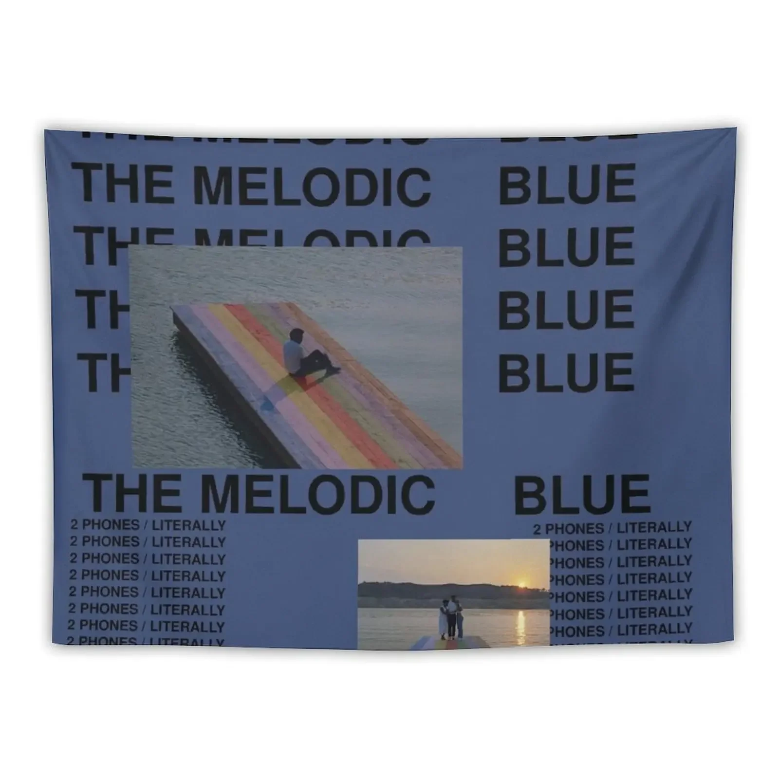 The melodic blue album Tapestry Decoration For Home Room Decor For Girls Decor For Bedroom Tapestry