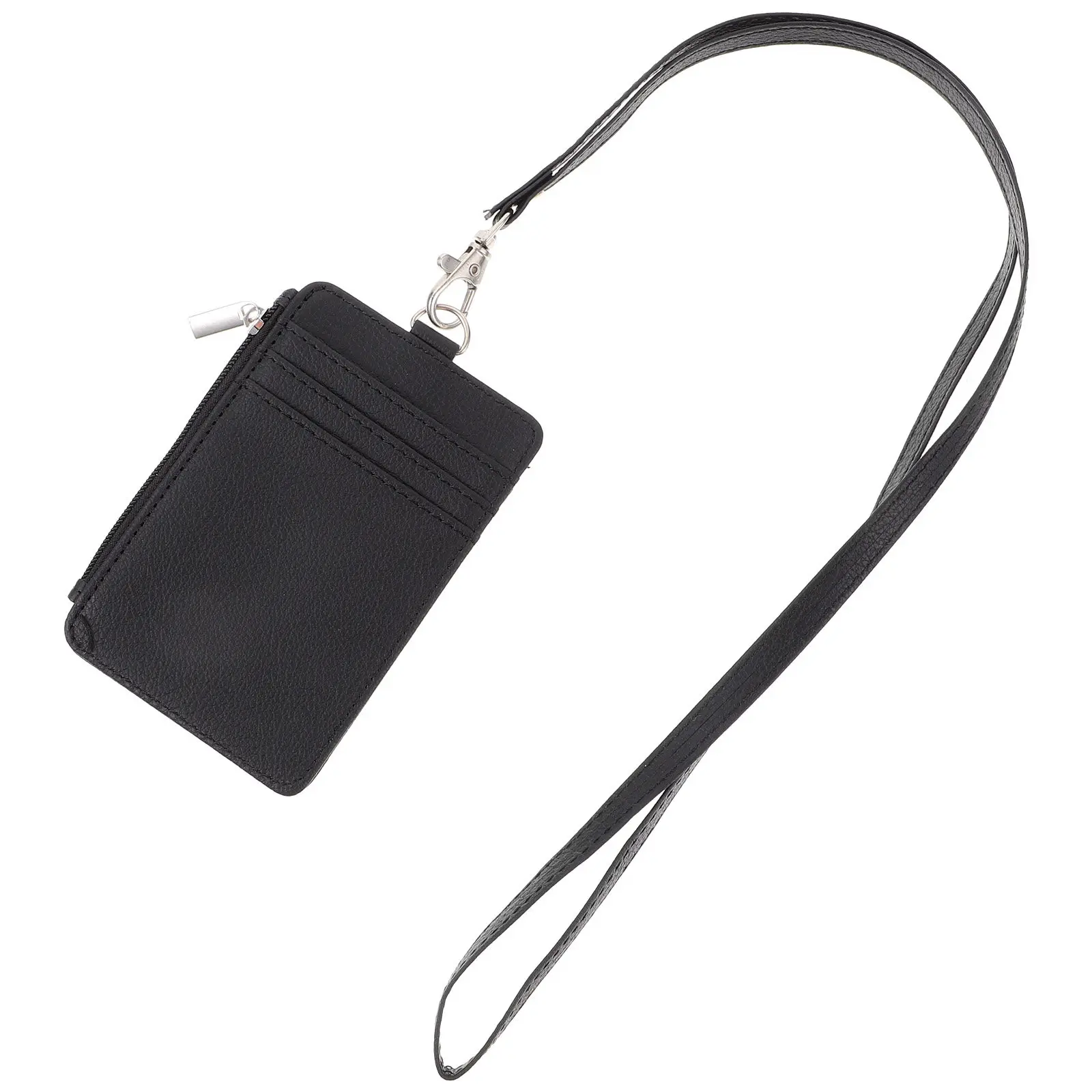 Zero Wallet Card Holder Portable Id Badge Holder For Student Work Cards Name Tag Sleeve Anti-Scratch Card Protector view 2