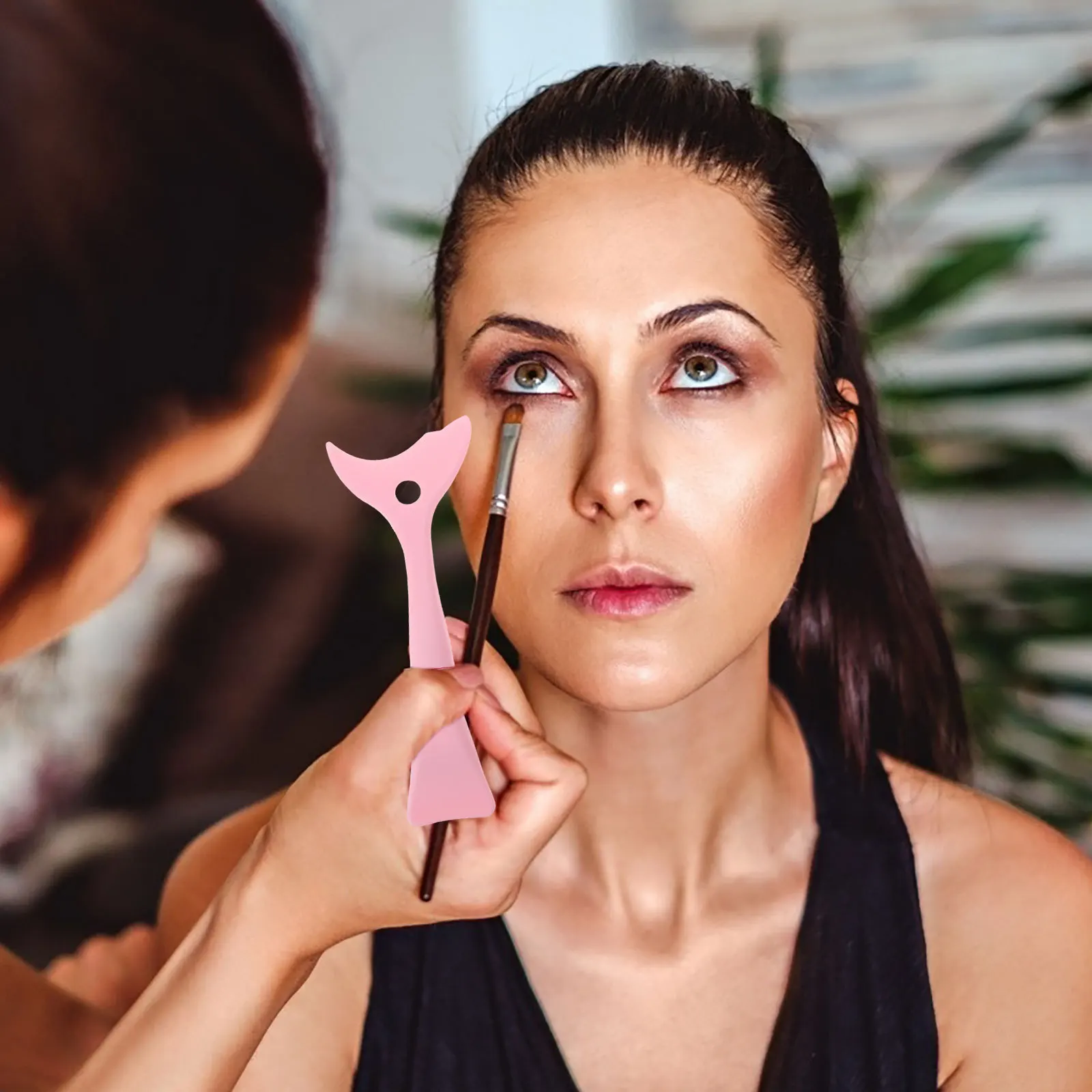 4 pezzi riutilizzabili in silicone per il trucco degli occhi stencil strumento per eyeliner guida per sopracciglia ombretto scudi gatto occhio ala timbro mascara guardia aiutante