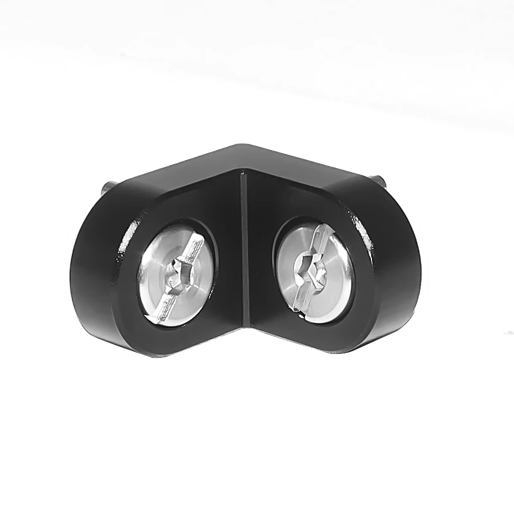 حامل تمديد قفص الكاميرا DSLR ، حامل زاوية يمنى 90 درجة ، فتحة تحديد موضع المسمار ، حامل محول ثلاثي القوائم