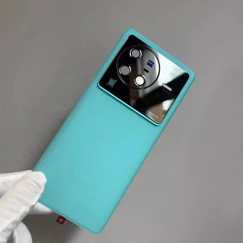For Vivo X80 Pro Battery Back Cover Repair Replace Door Phone Rear Case + Camera Lens V2185A V2145