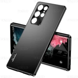 2025 New Metal Magnetic Case For Samsung Galaxy S24 S25 Ultra Full Camera Protective Shell Aluminium Alloy Ultra-Thin Back Cover