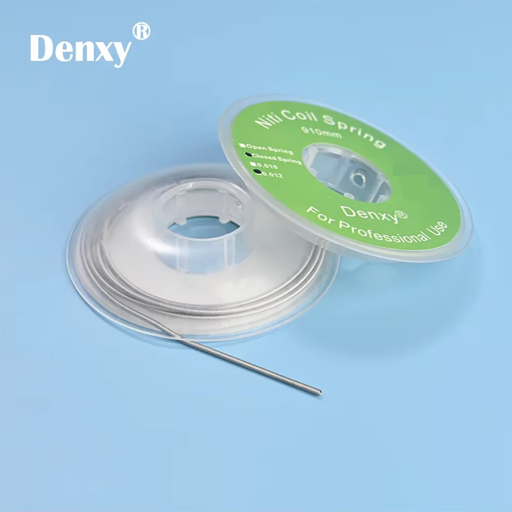 2Pc Chất Lượng Cao 910Mm/Cuộn Nitinol Chỉnh Nha Cuộn Dây Lò Xo Mở Lò Xo Gần Mùa Xuân Ortho Phụ Kiện Niti Chỉnh Nha chân Đế
