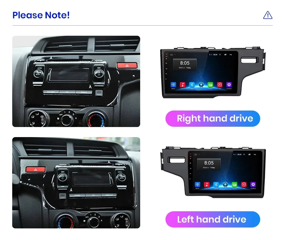 2din Navigation DVD WIFI Wireless CarPlay Android Auto Radio for HONDA FIT JAZZ 2014 2015 2020 4G Car Multimedia GPS autoradio