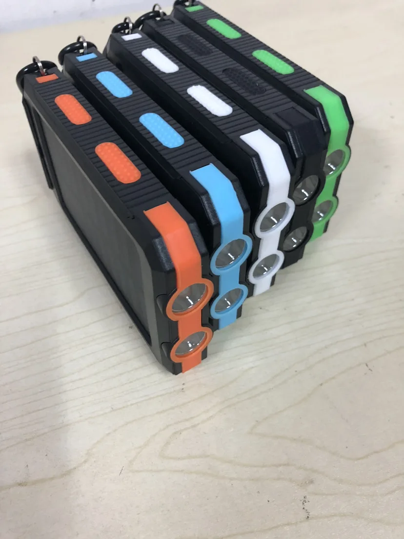 Solar Power Bank Large Capacity Portable Charger External Battery for IPhone Xiaomi IOS Android Type-C Fast Charging