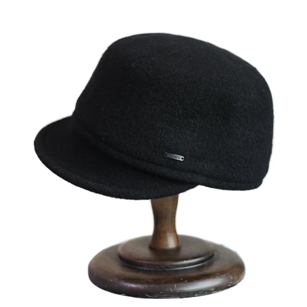 

Модный шерстяной цилиндр для женщин, теплая элегантная шерстяная шляпа, очаровательные шляпы-федоры в стиле ретро для вечеринки