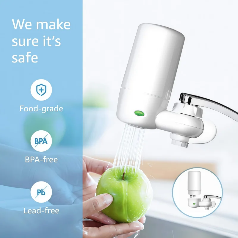 Kitchen HouseholdFR-200Faucet Filter Activated Carbon Replacement Filter Element Purify Tap Water Filter Water Purifier