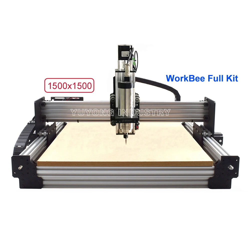 Engraver Woodworking CNC Milling Engraving Machine  Wood Cutter Full Kit 1500x1500mm Work CNC Router CNC