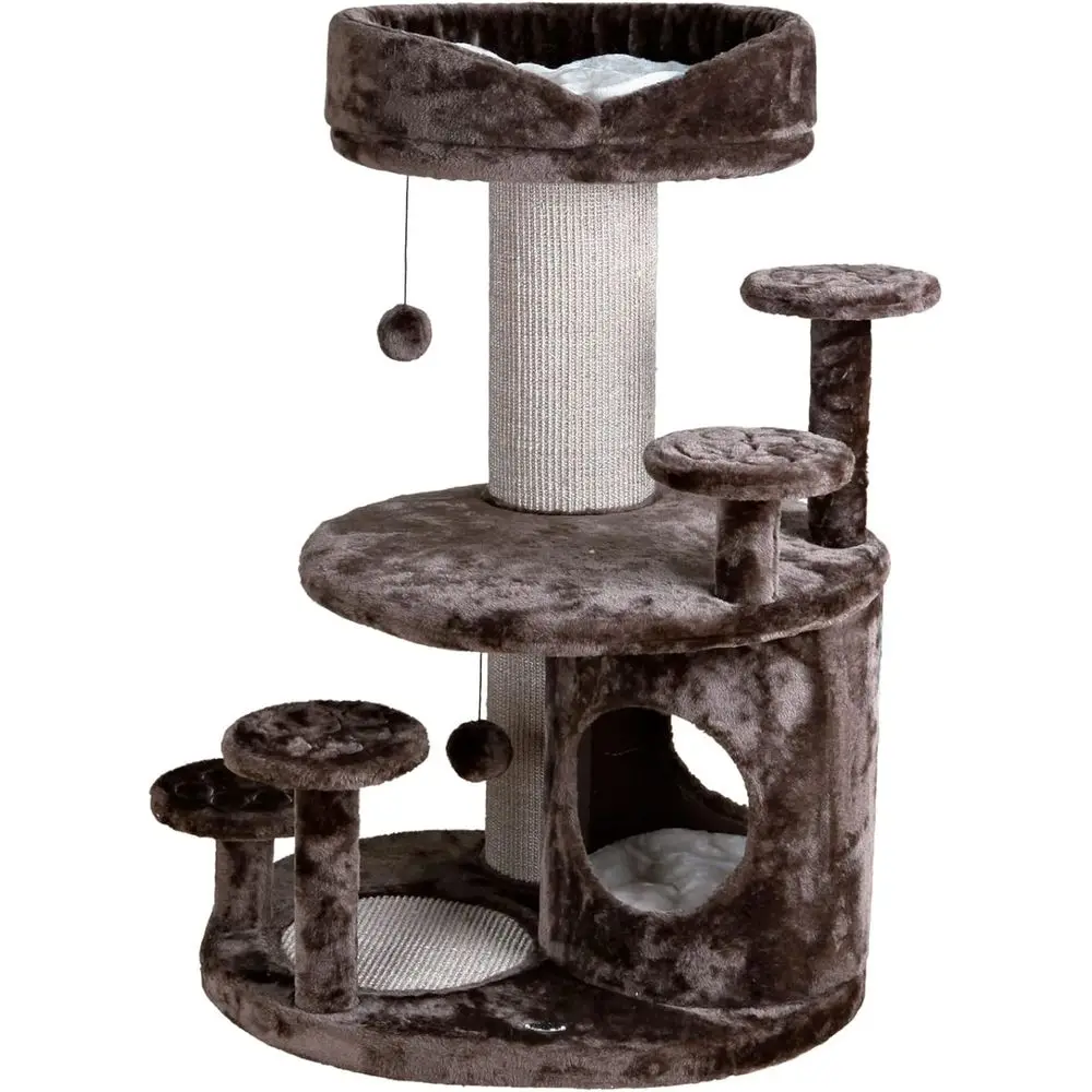 

Senior Cat Tree with Scratching Posts, Condo, Top Platform, and Bed, Plus Toys