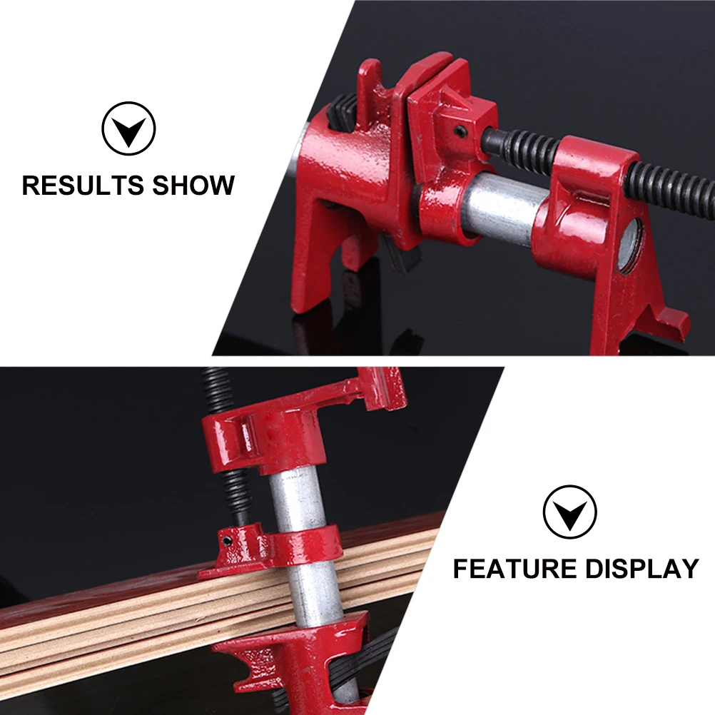 

Woodworking Pipe Clamp 1 2 Malleable Steel Clamps for Fitting Wood Gluing Carpentry Tool Durable Practical Safe Reliable