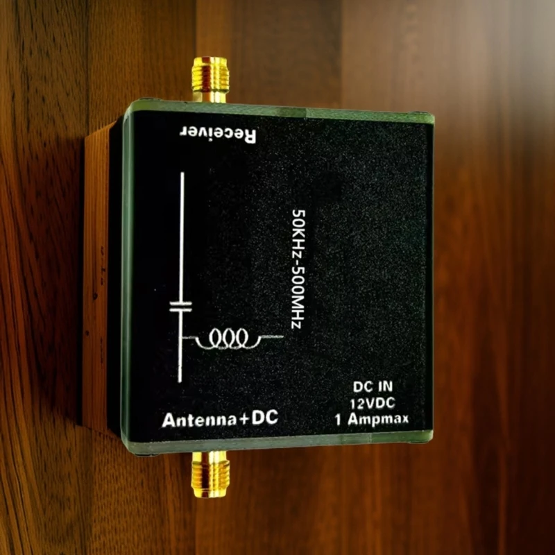 ADWE Bias Tees 50KHz-500 MHz Bộ chặn RF Bộ cách ly Bộ nạp thiên vị RF cho Bộ khuếch đại tiếng ồn thấp RTL Radio Ăng-ten