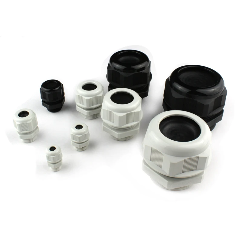 M12M16 1.5 Plastic Cable Glands Connector IP68 IP67 IP66 Nylon Material UL CE RoHS