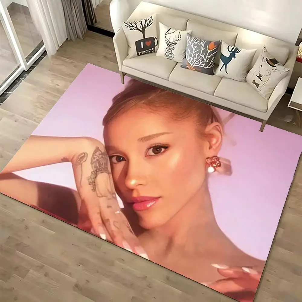 Singer A-Ariana g-Grande Floor Mat Bathroom Absorbent Mat Rugs Simple Door Dirt-resistant Mat Home Kitchen Mat
