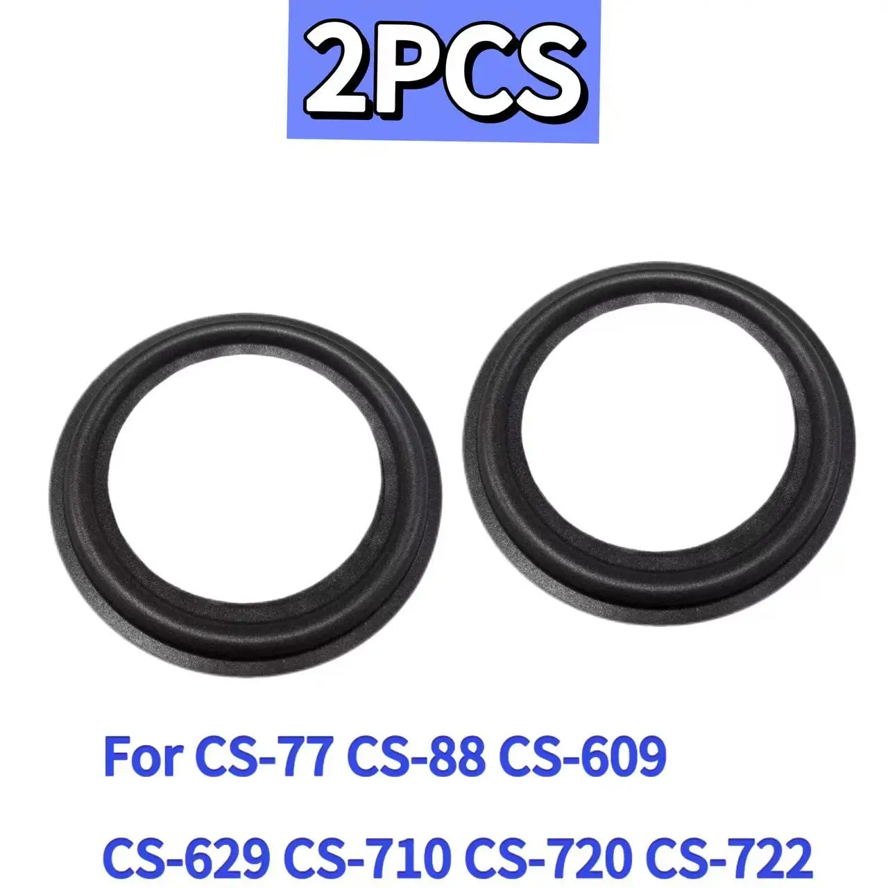For Pioneer CS-77 CS-88 CS-609 CS-629 CS-710 CS-720 CS-722 Speaker Foam Repair Folding Edge Ring （2PCS）