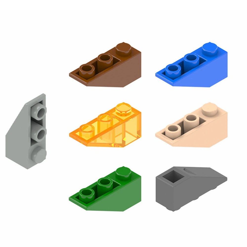 Small Particle Building Blocks 1x3 Reverse Slope Universal Assembly Accessories Wholesale 596 Compatible with Lego 4287