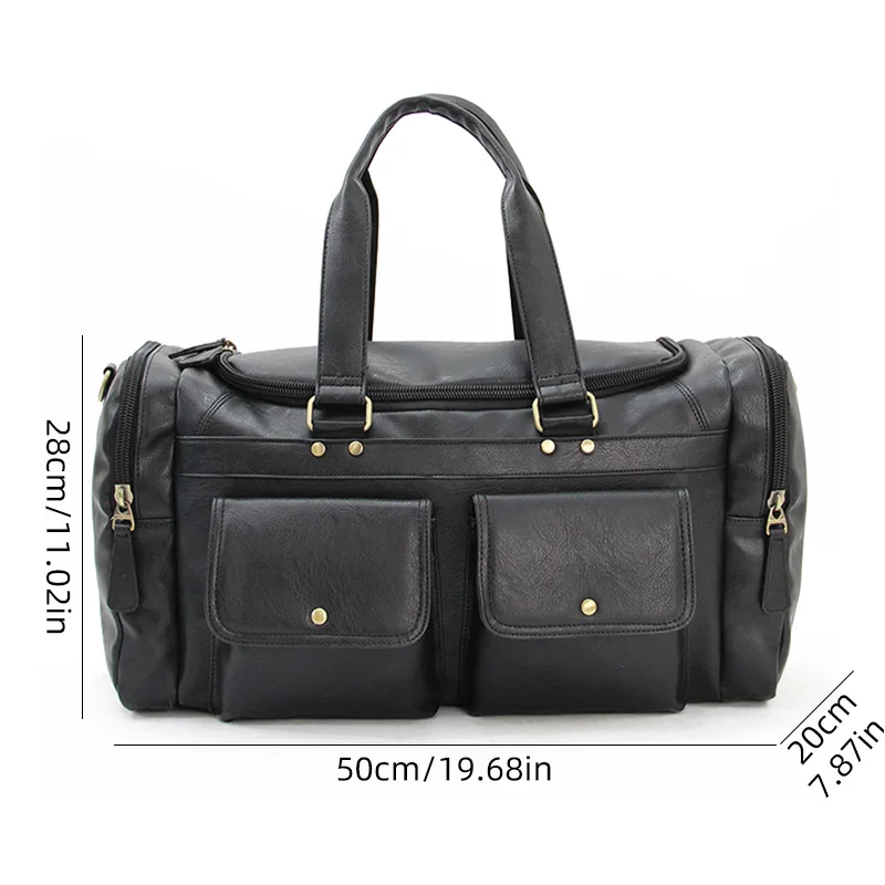Gym Fitness Bag Large Capacity Casual Outdoor Travel Short Distance Trip Handbag Multifunctional Luggage Communting Shoulder Bag