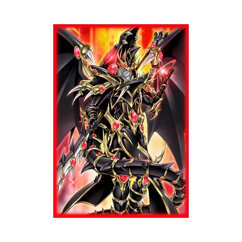 50Pcs/set Yu Gi Oh Card Sleeve Kurikara Divincarnate Red Blossoms From Underroot Anime Characters Laser Version Protective Cover