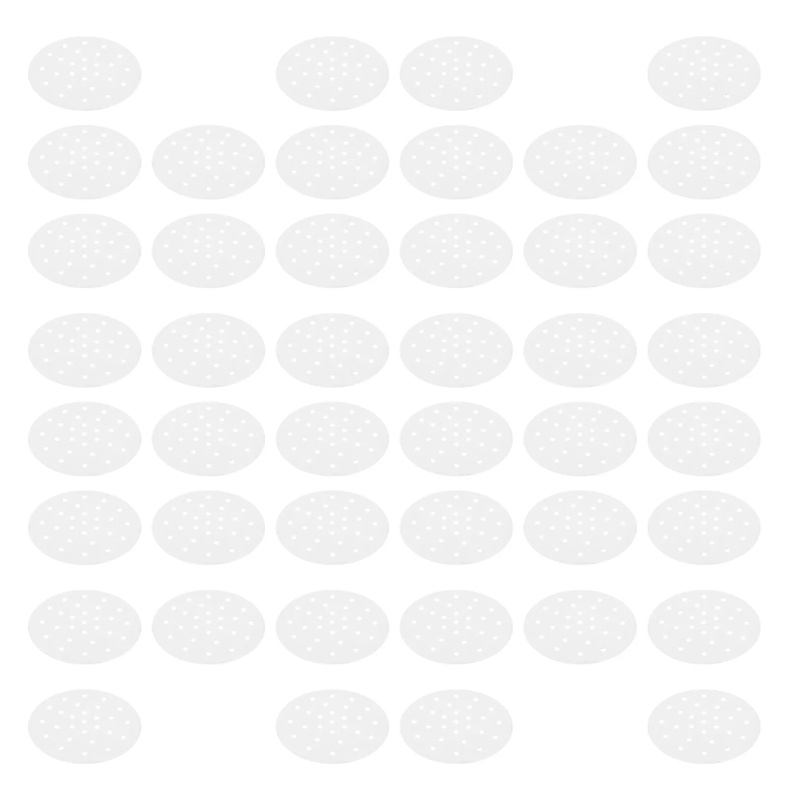 100Pcs Air Fryer Perforated Parchment Paper Pads Non-Stick Baking Mat Round Basket Cooking Paper for Kitchen Use - view 5