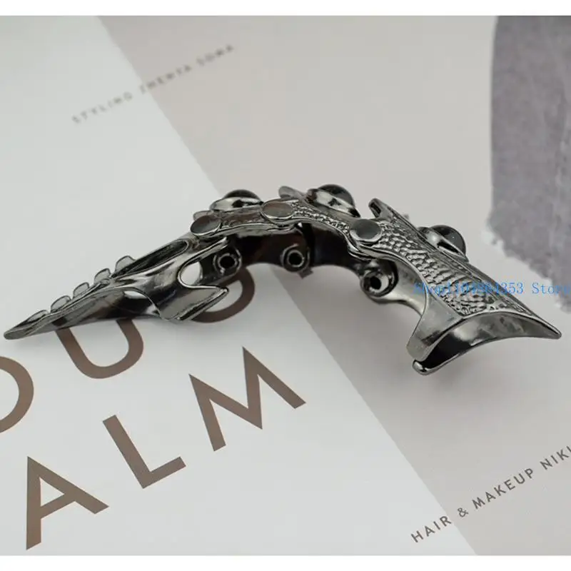 Men Jewelry Silver Knuckles Full Finger Long Ring Double Ring Activity Ring Punk Rock Gothic Cool Halloween Ring