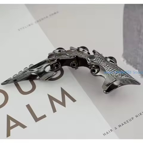 Men Jewelry Silver Knuckles Full Finger Long Ring Double Ring Activity Ring Punk Rock Gothic Cool Halloween Ring