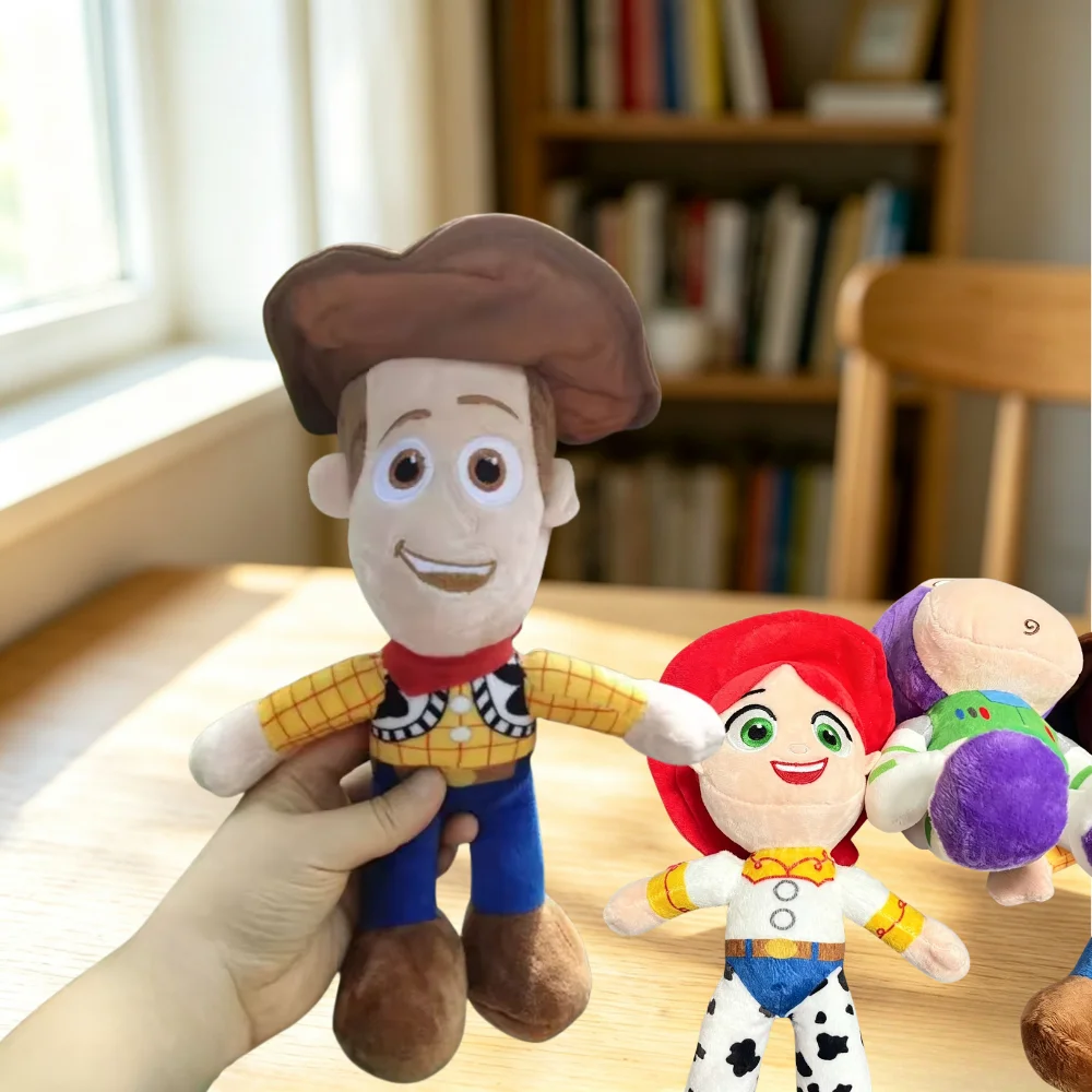 Hot Sale 23cm Cute Jessie Woody Plush Toy Lovely Stuffed Anime Buzz Lightyear Plushies Pendant Cartoon Doll Xmas Gift For Friend