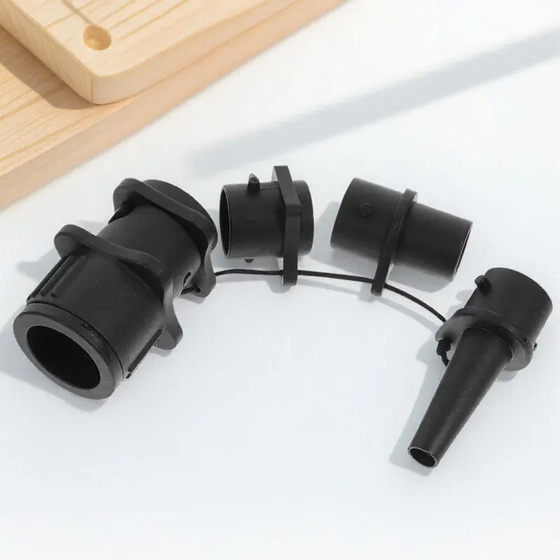 

Адаптер для воздушного насоса (4 шт.) для надувных каяков, досок для серфинга и матов, двойного назначения, прочный, из АБС-пластика, компактный, легкий, соединитель для насоса