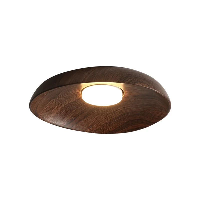

Modern minimalist corridor aisle light creative wood grain entrance foyer light