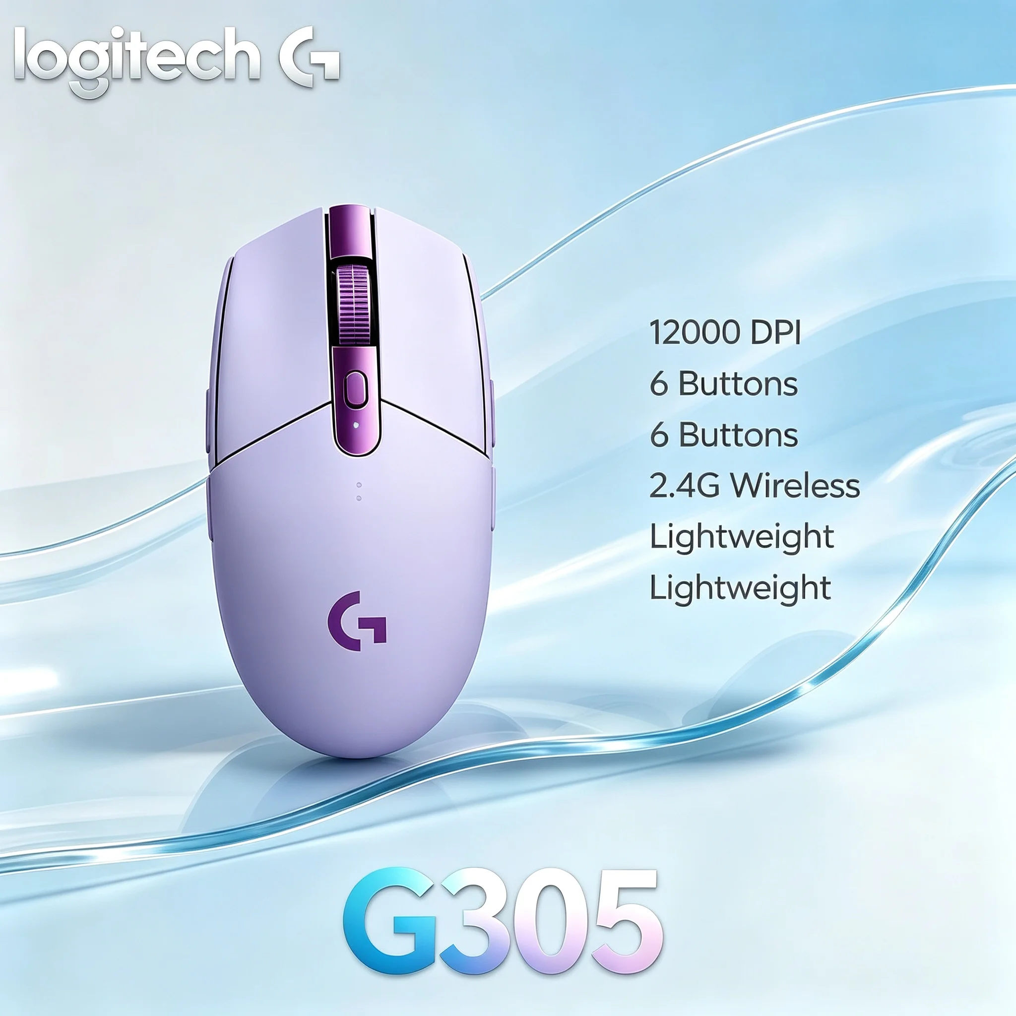 Logitech G305 LIGHTSPEED Wireless Mouse Stable Anti-interference Signal For Competitive Gaming And Daily Office