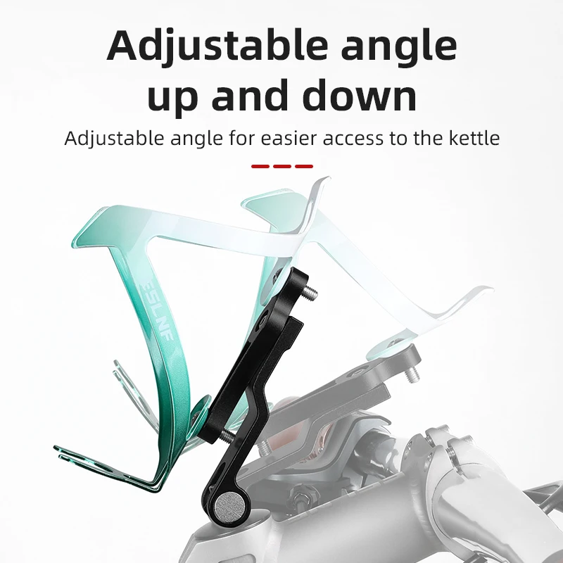 Aluminum Alloy  Bicycle Stem Water Bottle Mount Adaptor Road Bike Bottle Holder Mount Converter Bicycle Accessories