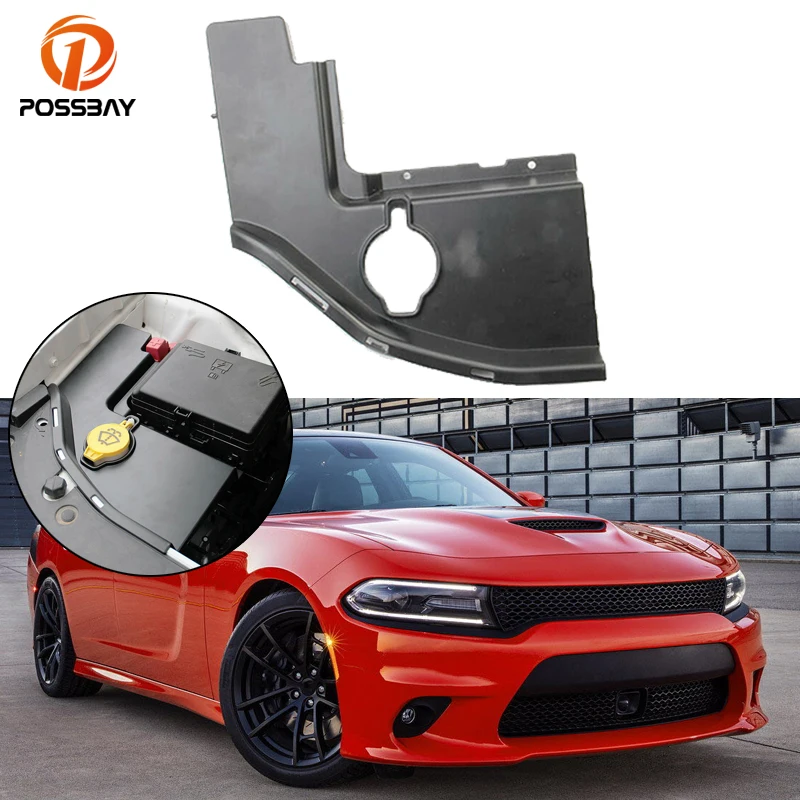 

Car Windshield Washer Tank Engine Bay Side Panel Cover Black Plastic for Dodge Charger SXT/GT/RT 2016 2017 2018 2019 2020 2021